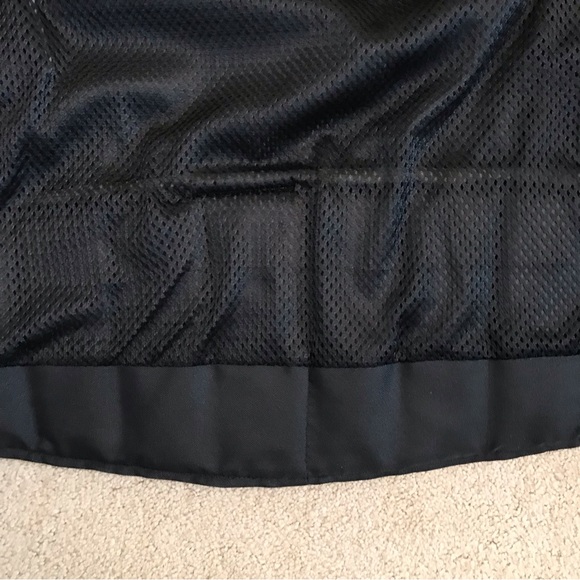 Mens Leather Nylon Motorcycle Riding Jacket Size 54 2X Black Harley Patches - Picture 13 of 16